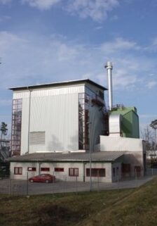 Biomassekraftwerk auf dem Baden-Airpark